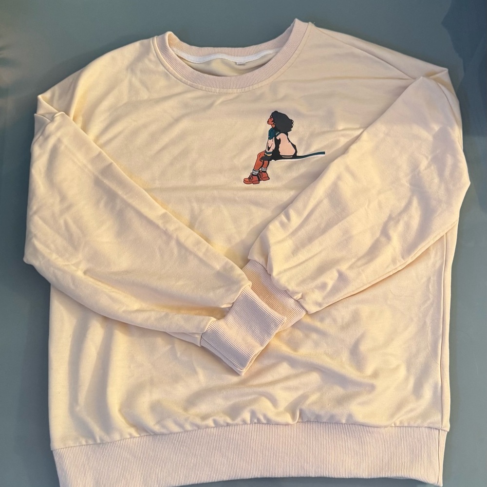 SZA Cream Graphic Men’s Sweater